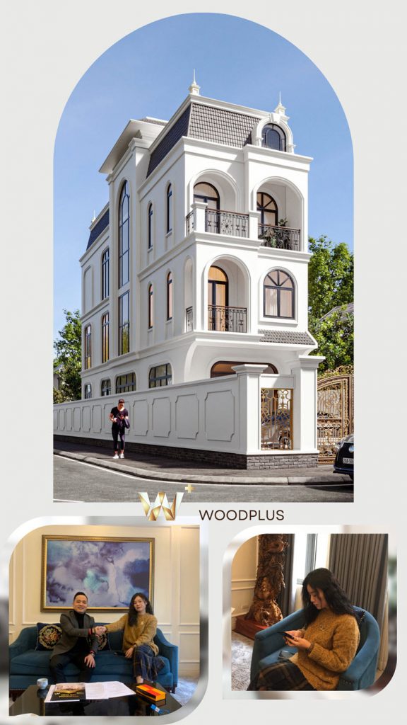 Hợp đồng thiết kế kiến trúc và nội thất giữa chị Huyền chủ nhà và WoodPlus
