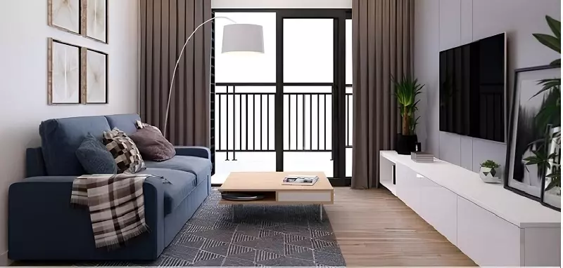 Thiết kế nội thất không gian xanh lý tưởng nhờ sự kết hợp hoàn hảo với cửa kính